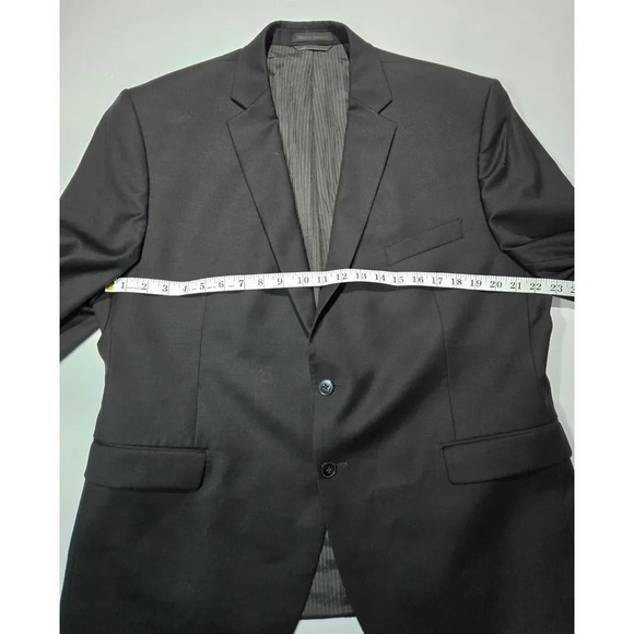 Classic Charcoal Gray Men's Suit Blazer Business Professional ‎ Formal Wear - Picture 6 of 9